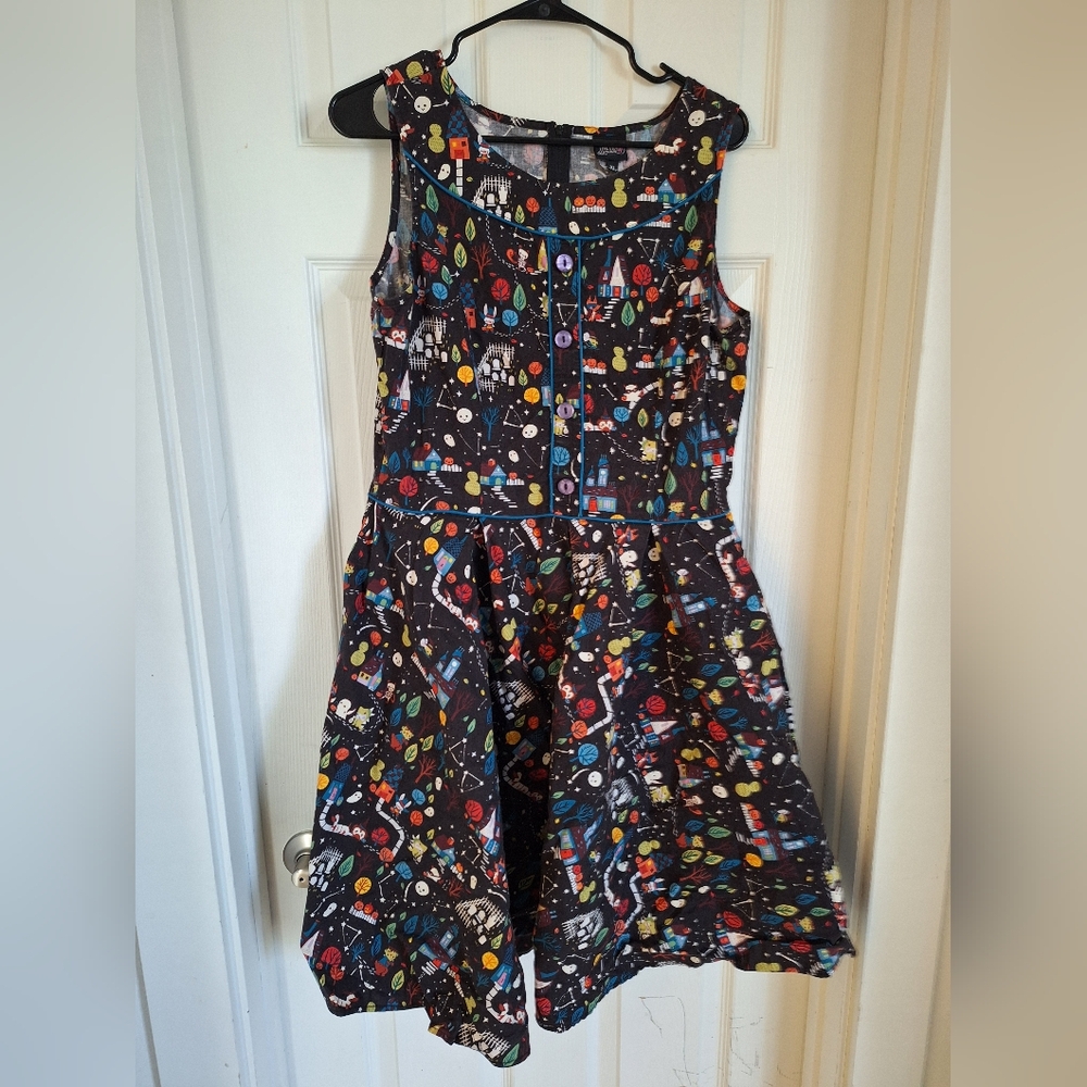 Retrolicious Trick Or Treat Fit and Flare Dress